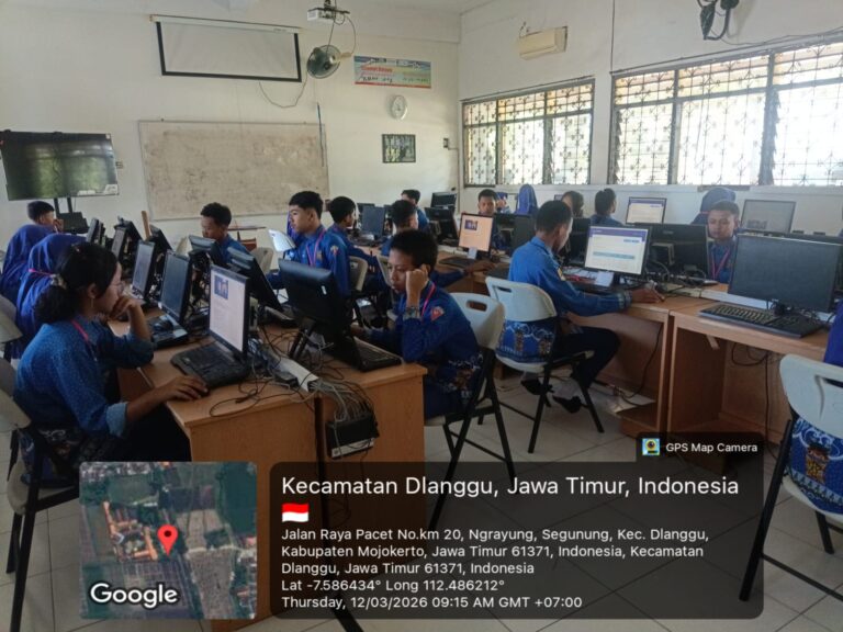 Siapkan Langkah Menuju Jenjang Lebih Tinggi: Siswa Kelas 9 SMPN 1 Dlanggu Sukses Laksanakan Gladi TKA